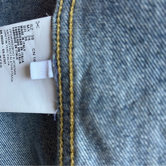 Oversized organic denim shirt - Picture 4 of 6